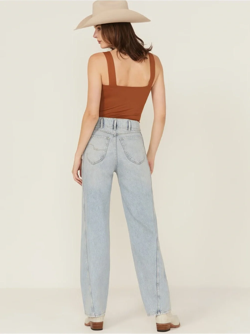 Free People We The Free Aster High Rise Straight Leg Jean